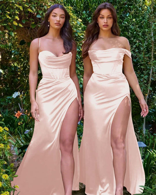 Stunning Slim Sleeveless Prom Dress With Split