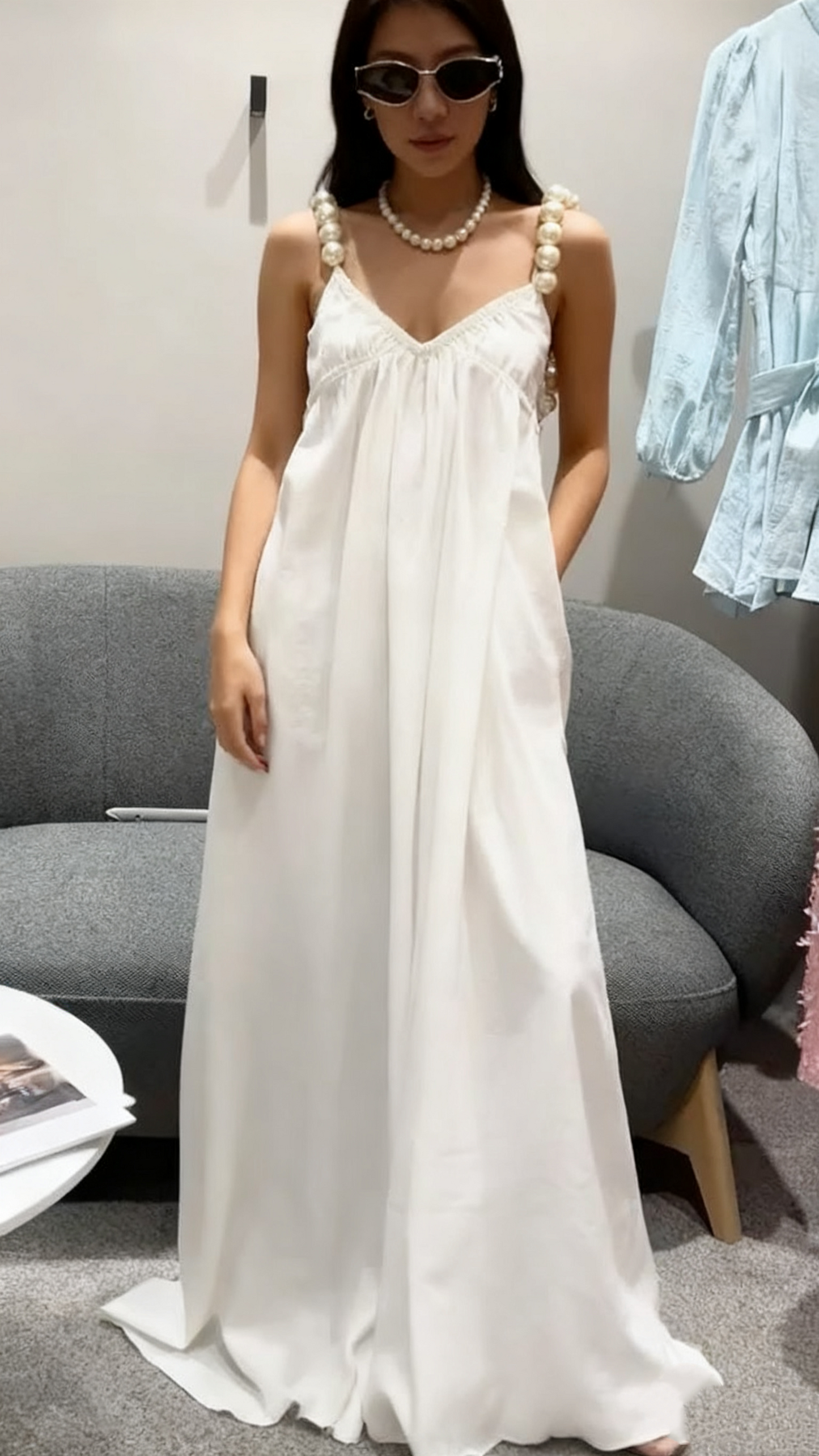White Party Dress Short Prom Dress Birthday Dress fg7427