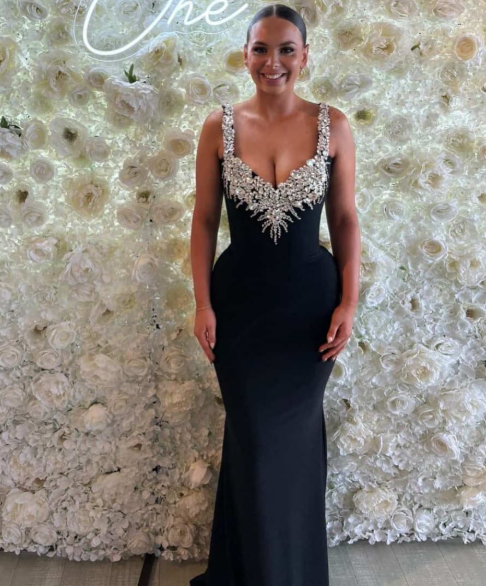 Black Mermaid Sexy Long Formal Dress Evening Party Dresses fg7763