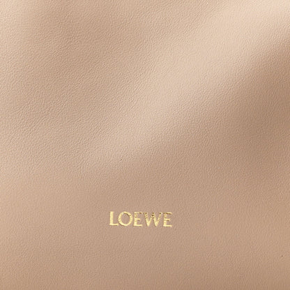 Nappa Calfskin Medium Flamenco Knot Clutch Sand