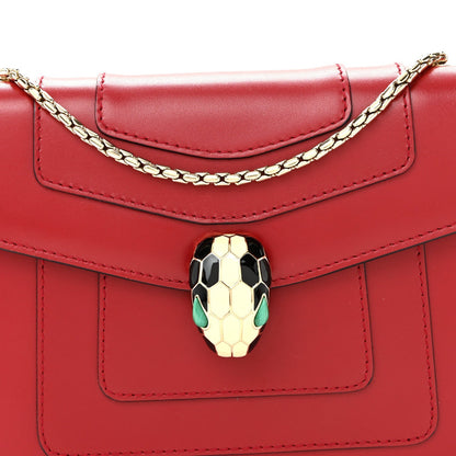 Calfskin Serpenti Forever Crossbody Bag Red