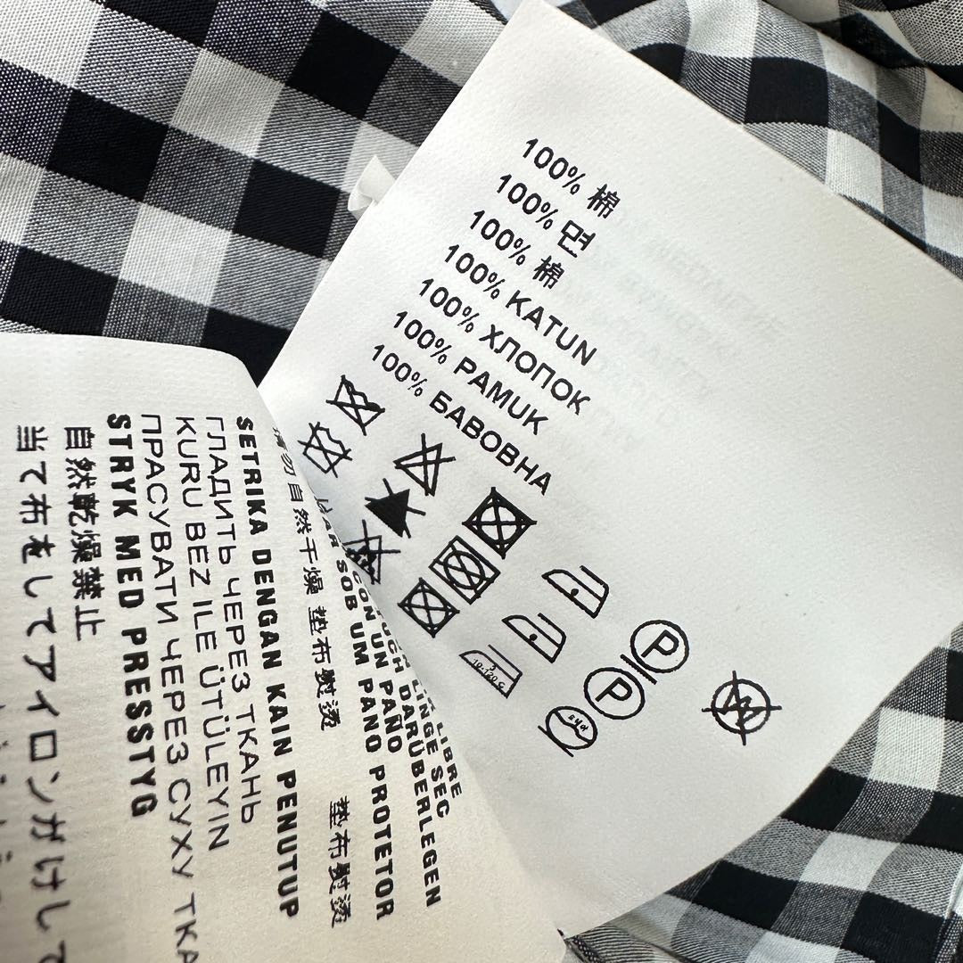 MIU 25S PLAID PINAFORE DRESS 264712