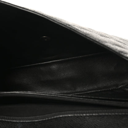Caviar Quilted Jumbo Single Flap Black