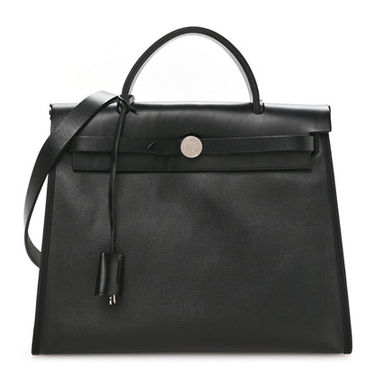 Toile H Berline Vache Hunter Herbag Zip PM 31 Black Ecru