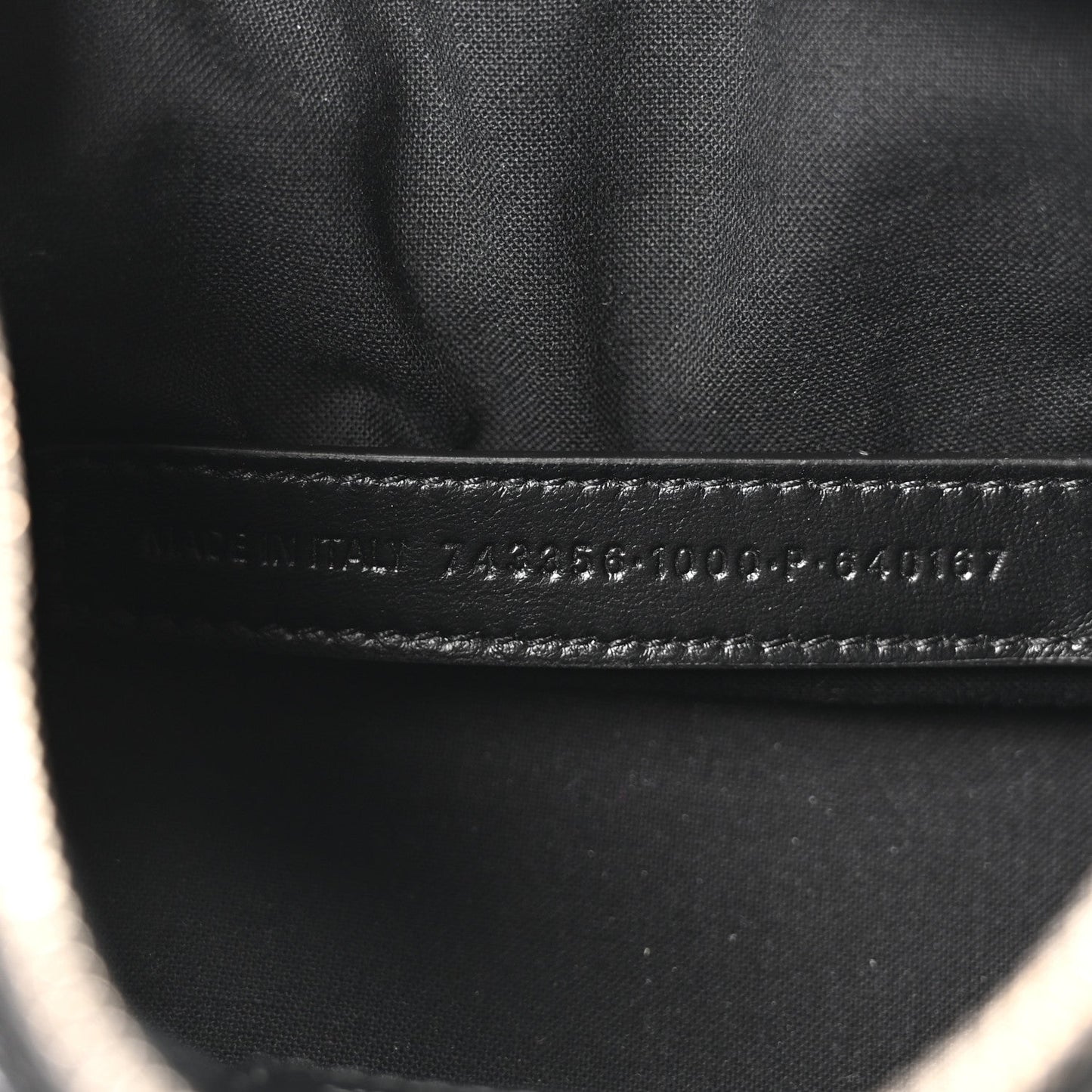 Agneau Arena Mini Le Cagole Duffle Crossbody Bag Black