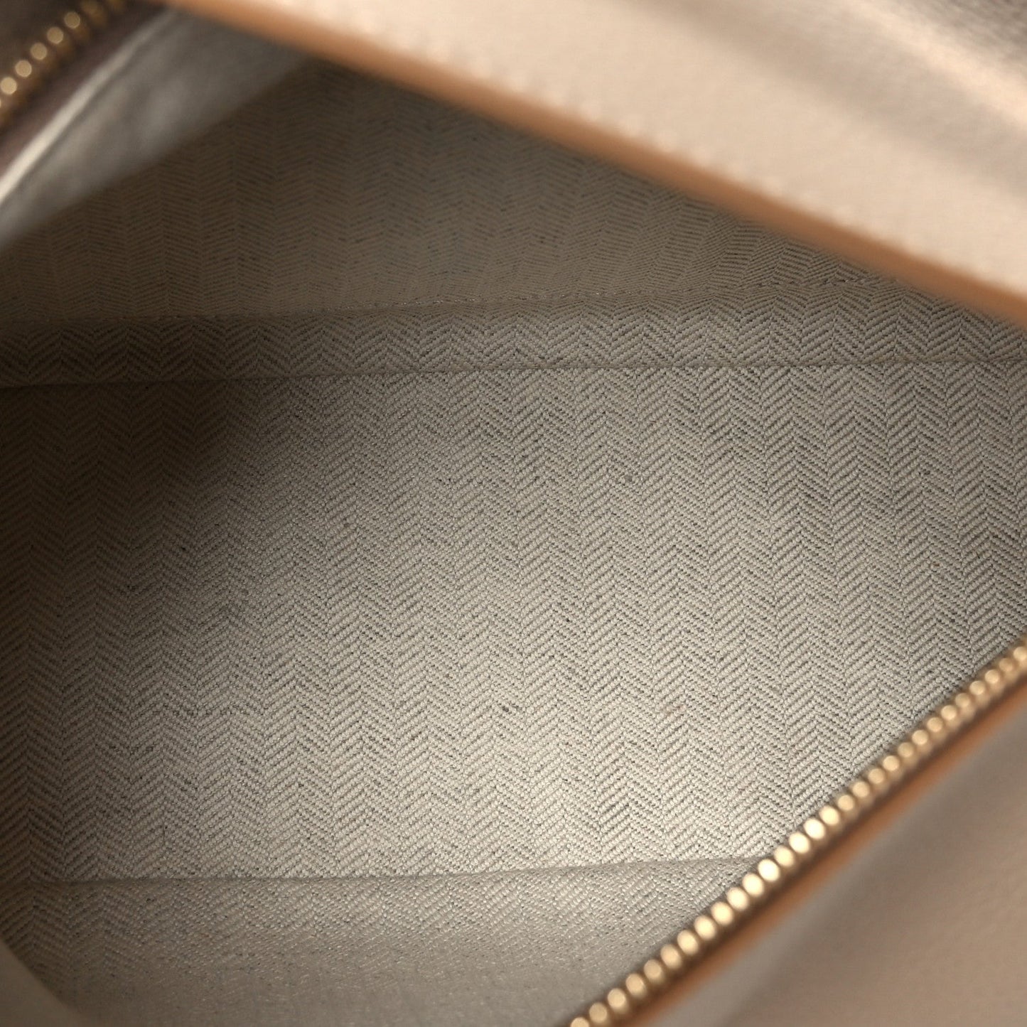 Grained Calfskin Small Puzzle Edge Bag Sand
