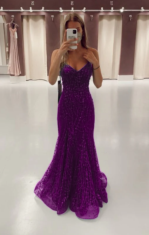 Green Long Mermaid Prom Dresses Formal Evening Gowns      fg3165