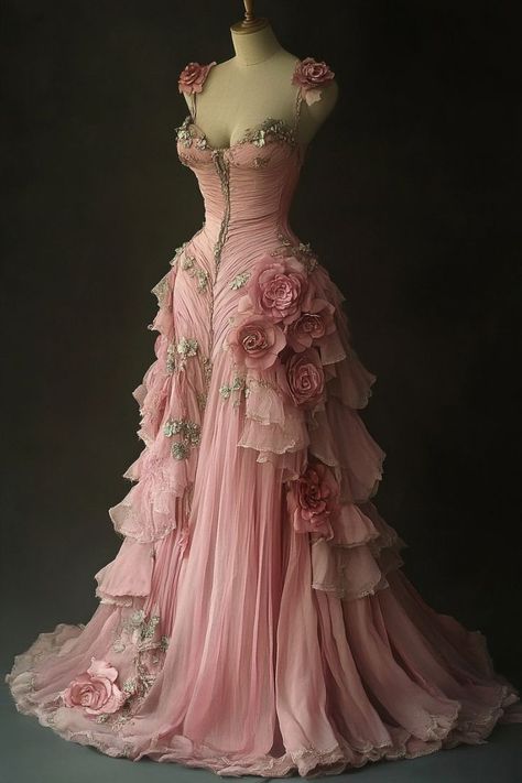 Pretty Ball Gown Pink Spaghetti Straps Tulle Long Quinceanera Dress  fg8527