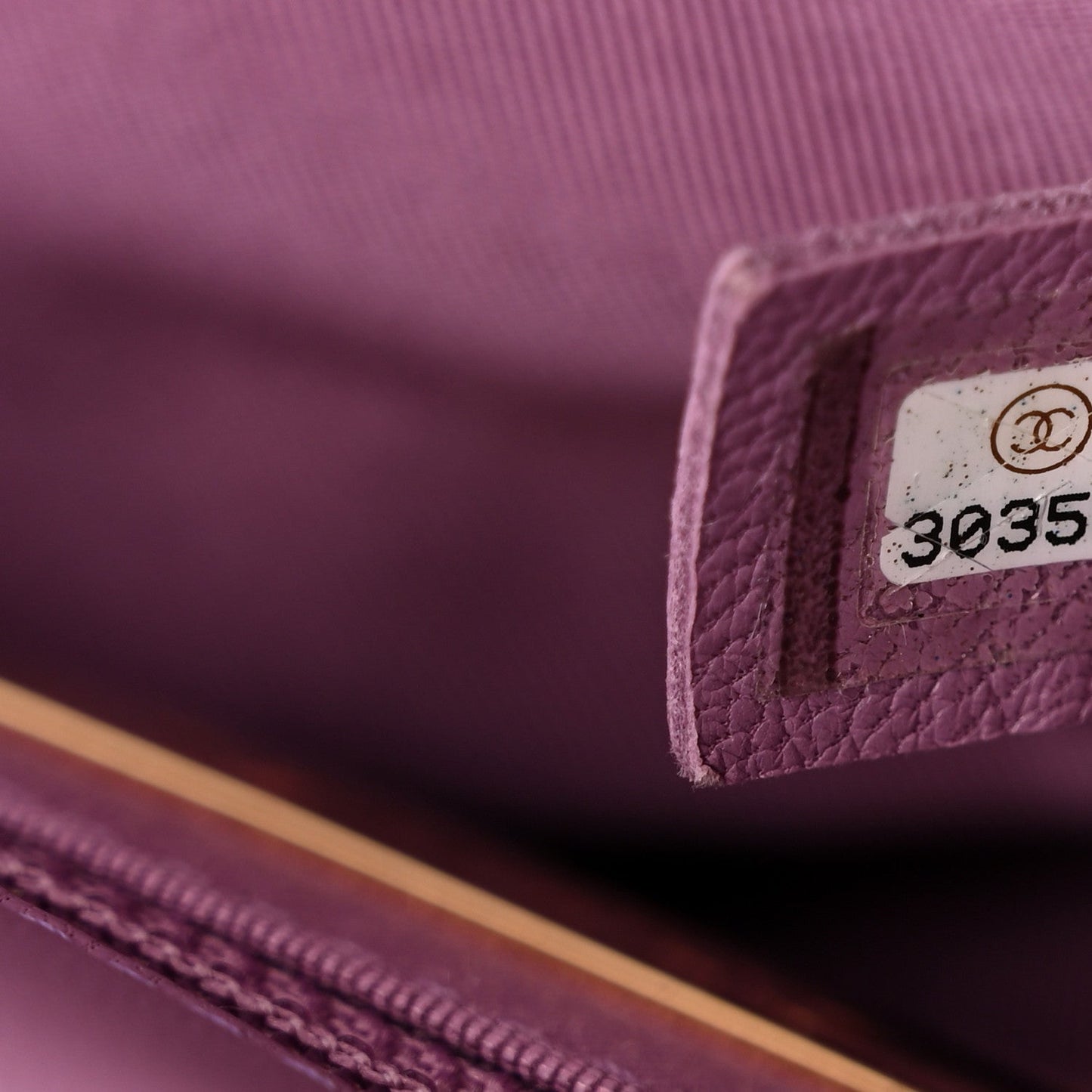 Goatskin Quilted Medium Chanel 19 Flap Purple