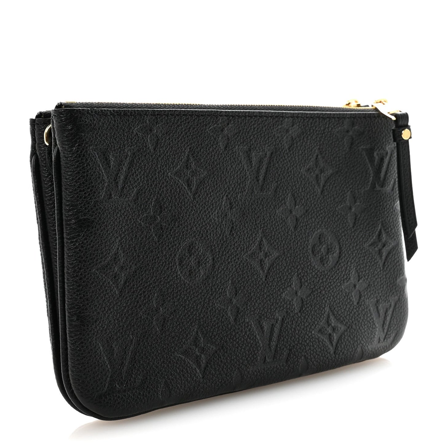 Empreinte Double Zip Pochette Black