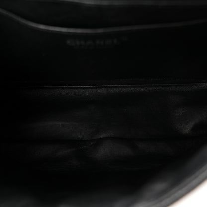 Caviar Quilted Jumbo Single Flap Black