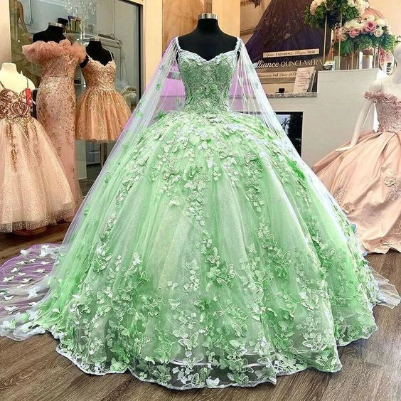 Blue A Line Tulle Ball Gown Prom Dresses, Evening Gowns        fg3992
