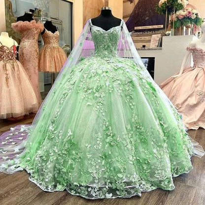 Blue A Line Tulle Ball Gown Prom Dresses, Evening Gowns        fg3992