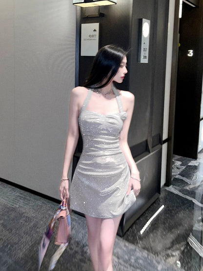 Sexy Halter Short Evening Dress Cocktail Dresses Short Birthday Party Dress   fg7887