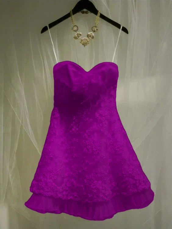 Sleeveless A-Line Homecoming Dress Party Gowns    fg5894