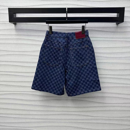 GG Blue Denim Short