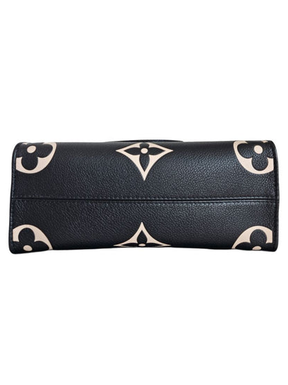 Louis Vuitton Black/Cream PM On The Go Tote Bag