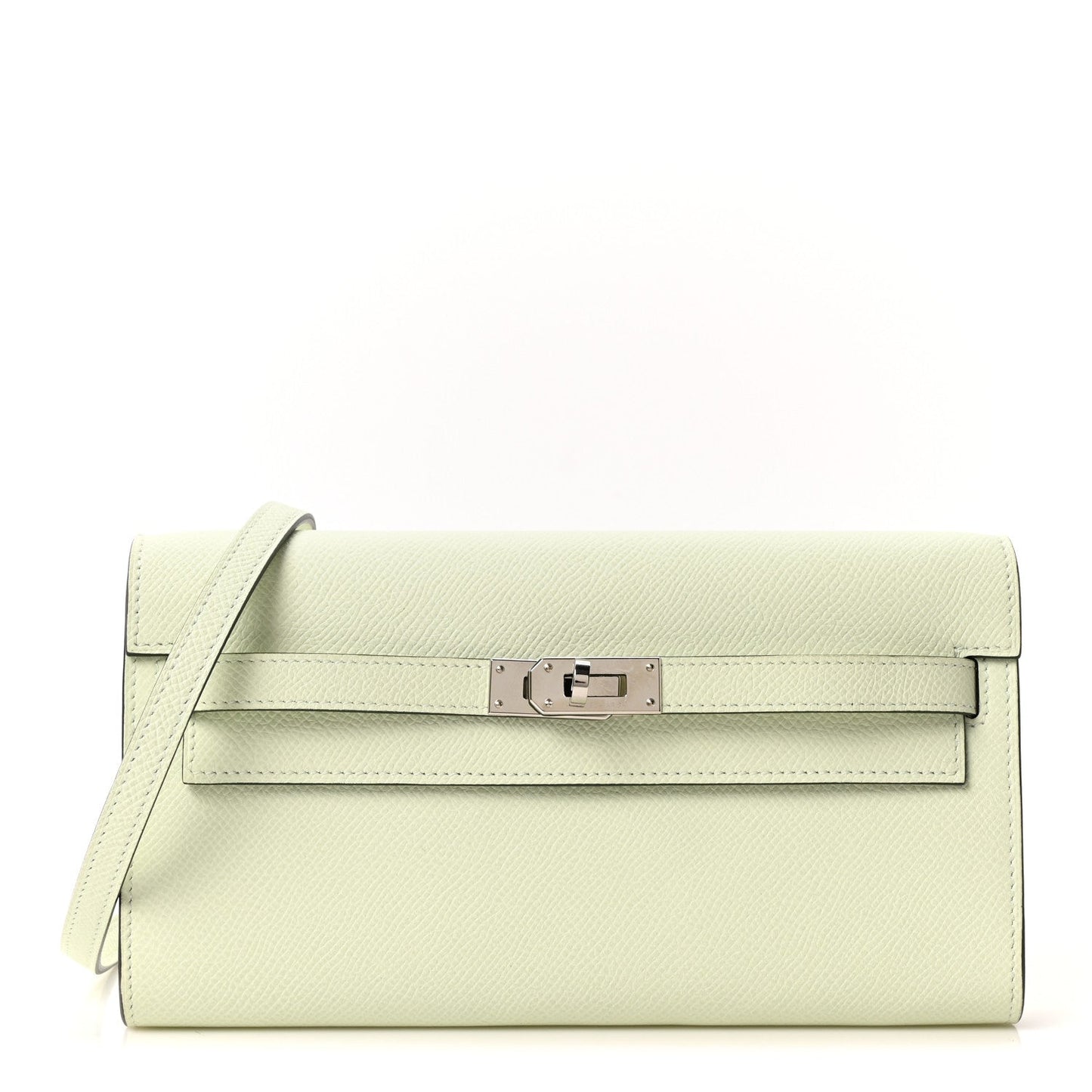 Epsom Kelly Wallet To Go Vert Fizz