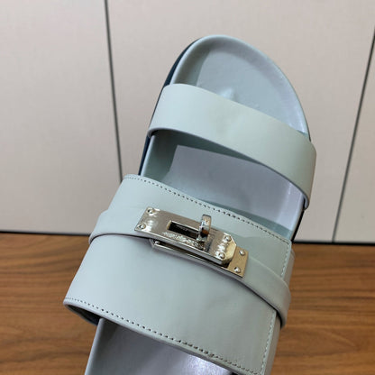 HM Jackson Sandal White Calfskin 294055