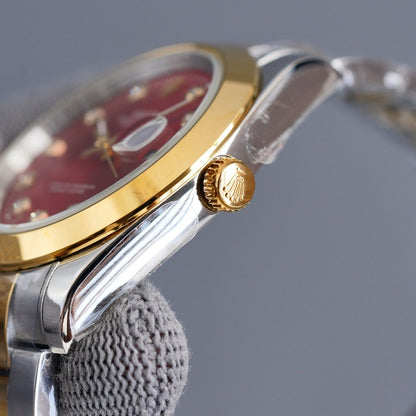 DATEJUST 41MM SMOOTH BEZEL DIAMOND NUMERALS