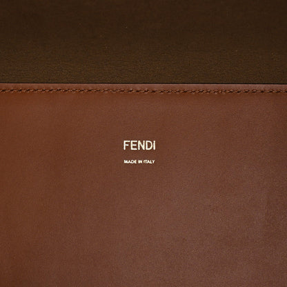 Vitello King Plexiglass Medium Fendi Sunshine Shopper Tote Cuoio