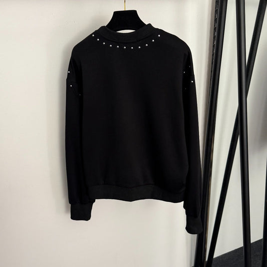 LV Letter Pullover Long-Sleeve Sweatshirt