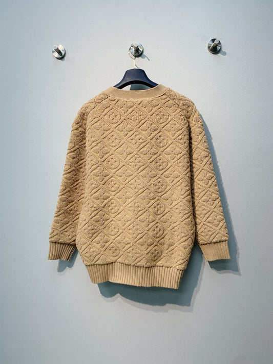 LV 25 Knitted V-neck Casual Cardigan