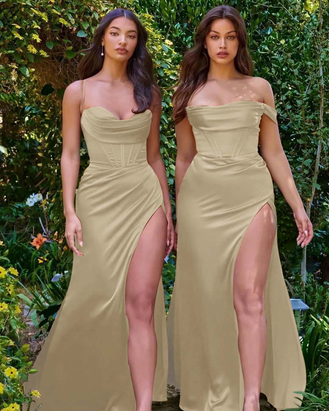 Stunning Slim Sleeveless Prom Dress With Split