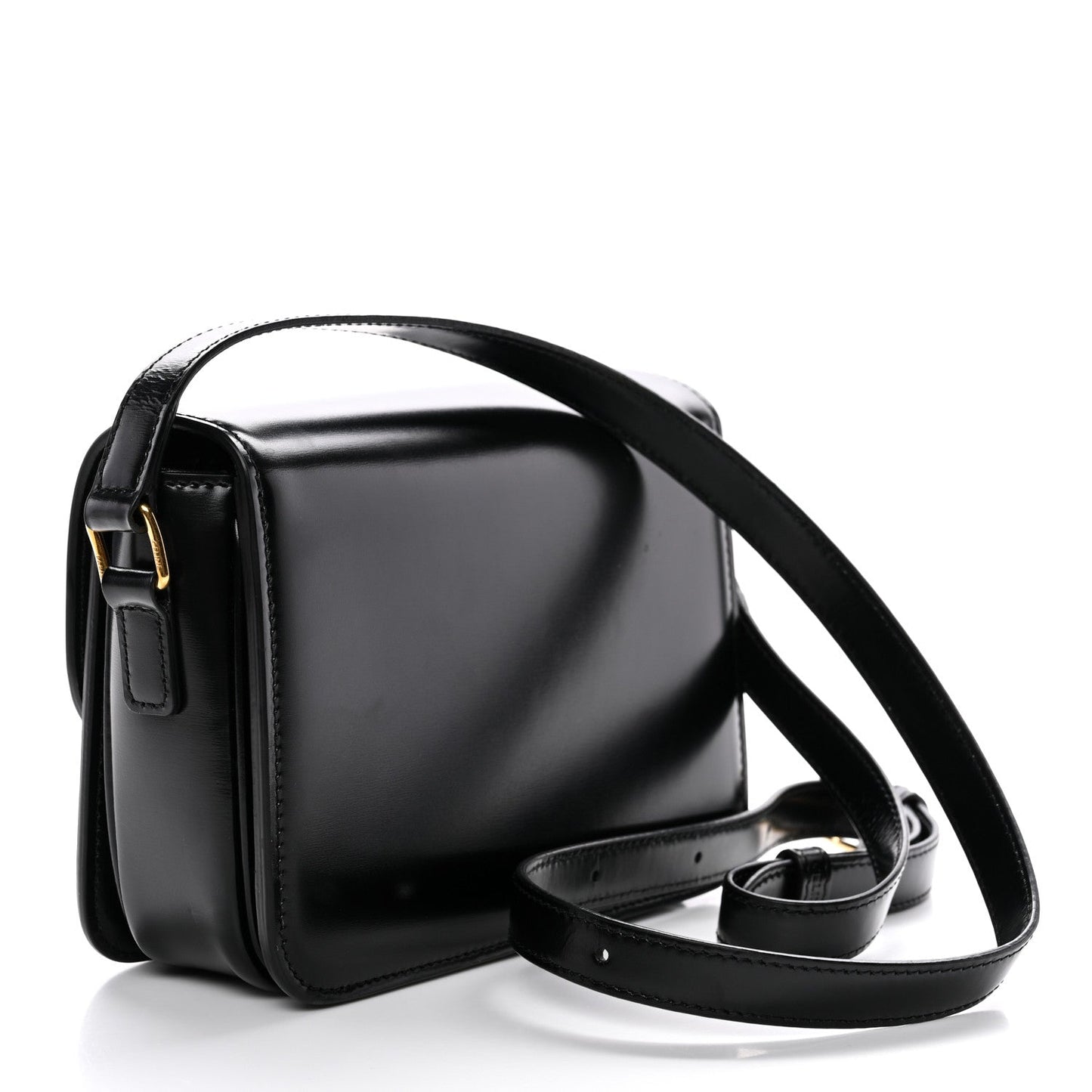 Shiny Calfskin Teen Triomphe Black