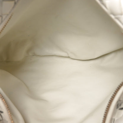 Nappa Intrecciato Teen Jodie Hobo White