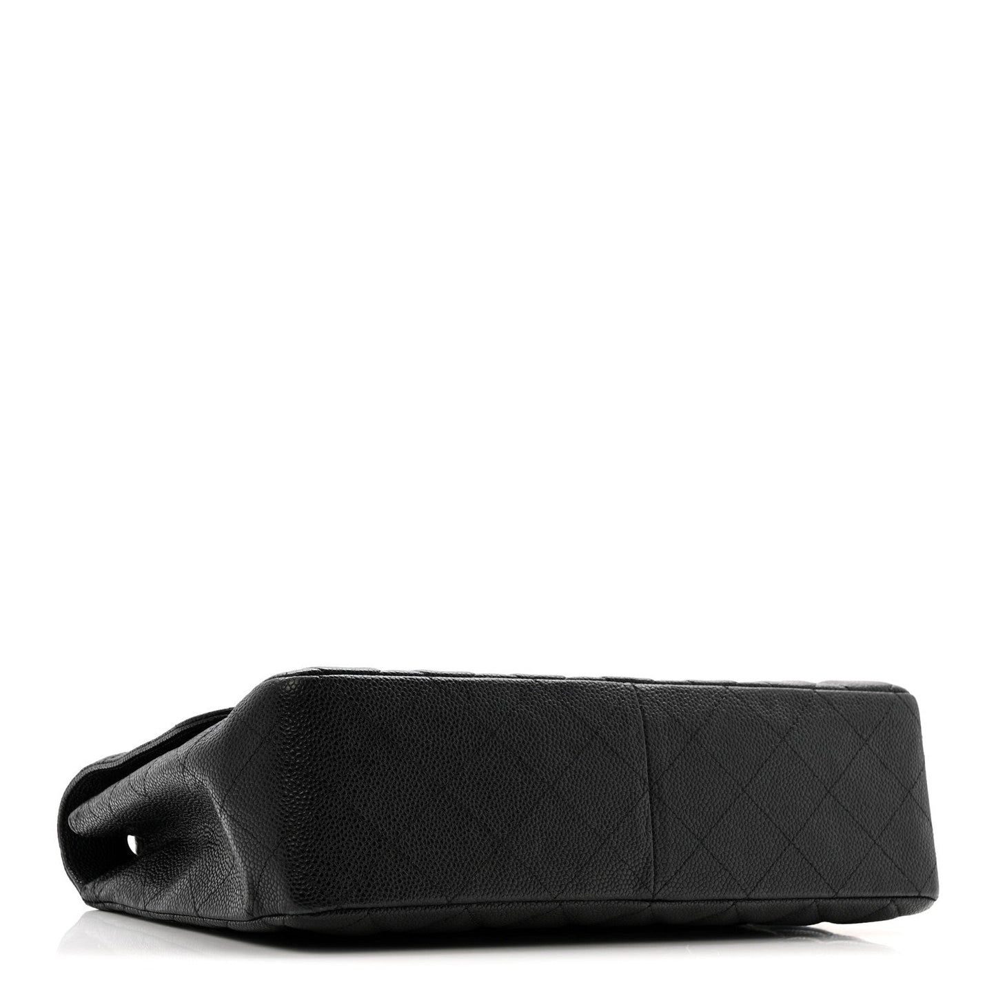Caviar Quilted Jumbo Single Flap Black