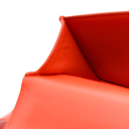 Smooth Calfskin Micro 30 Montaigne Flap Bag Orange