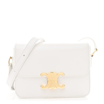 Shiny Calfskin Teen Triomphe White