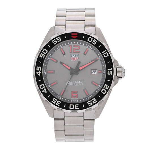 Stainless Steel 43mm Formula 1 Quartz Watch Silver WAZ1018