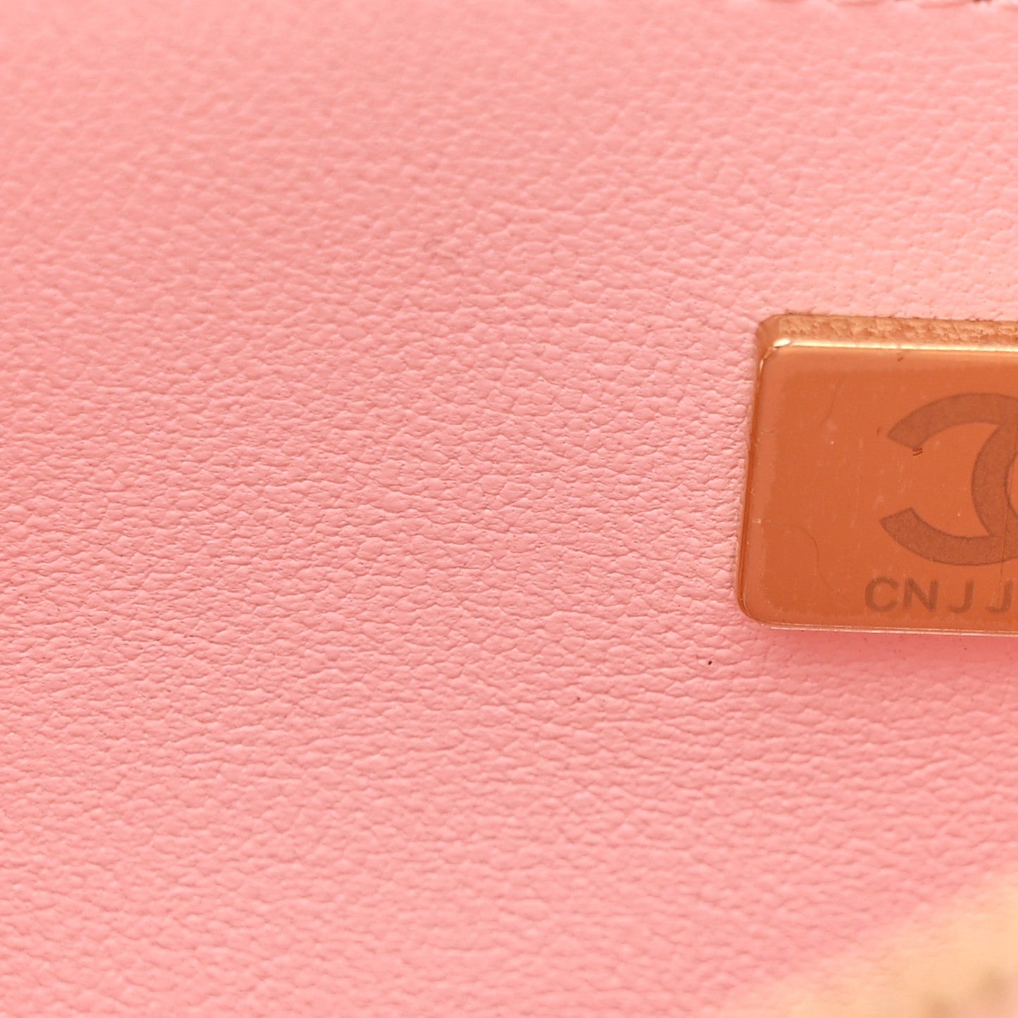 Lambskin Quilted Large CC In Love Heart Bag Light Pink