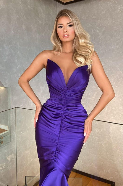 Mermaid Sweetheart Prom Dress Long