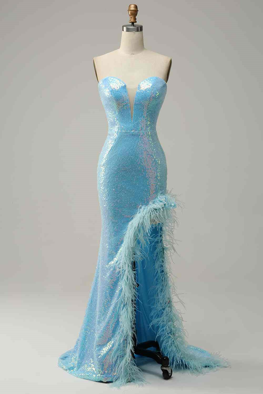 Sweetheart Strapless Mermaid Prom Party Dress