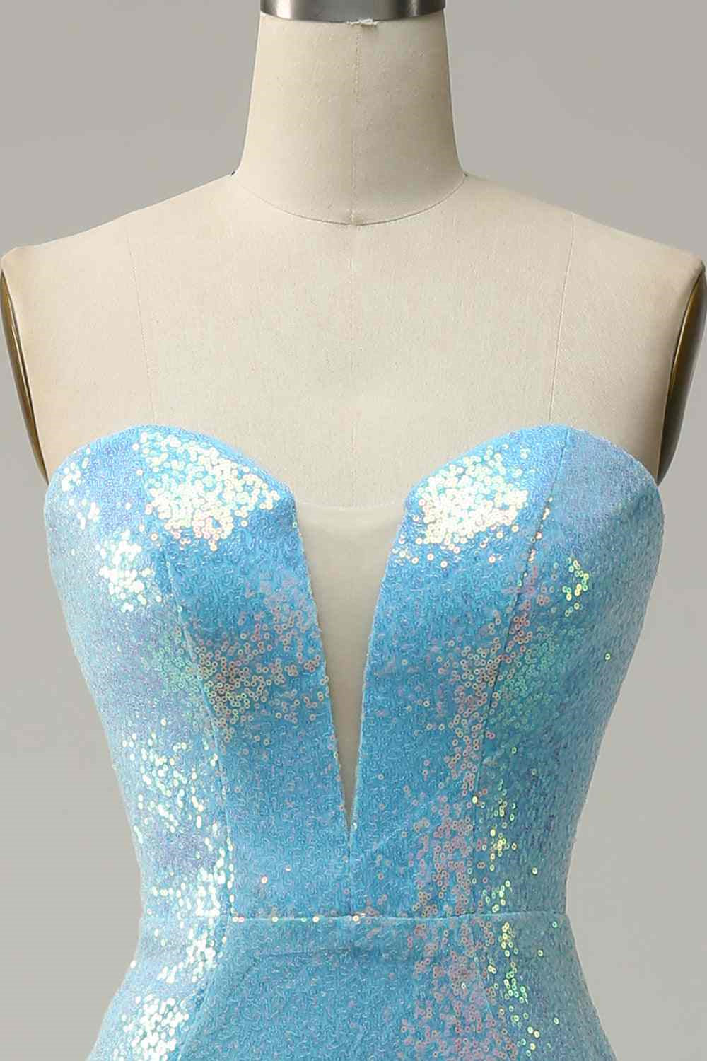 Sweetheart Strapless Mermaid Prom Party Dress