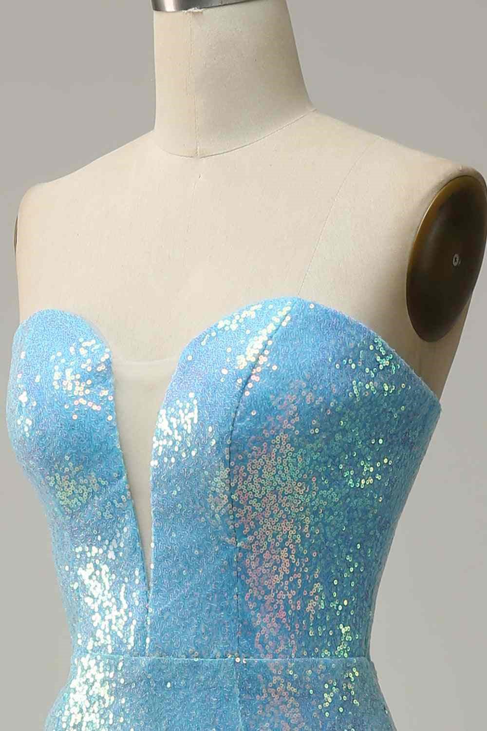 Sweetheart Strapless Mermaid Prom Party Dress