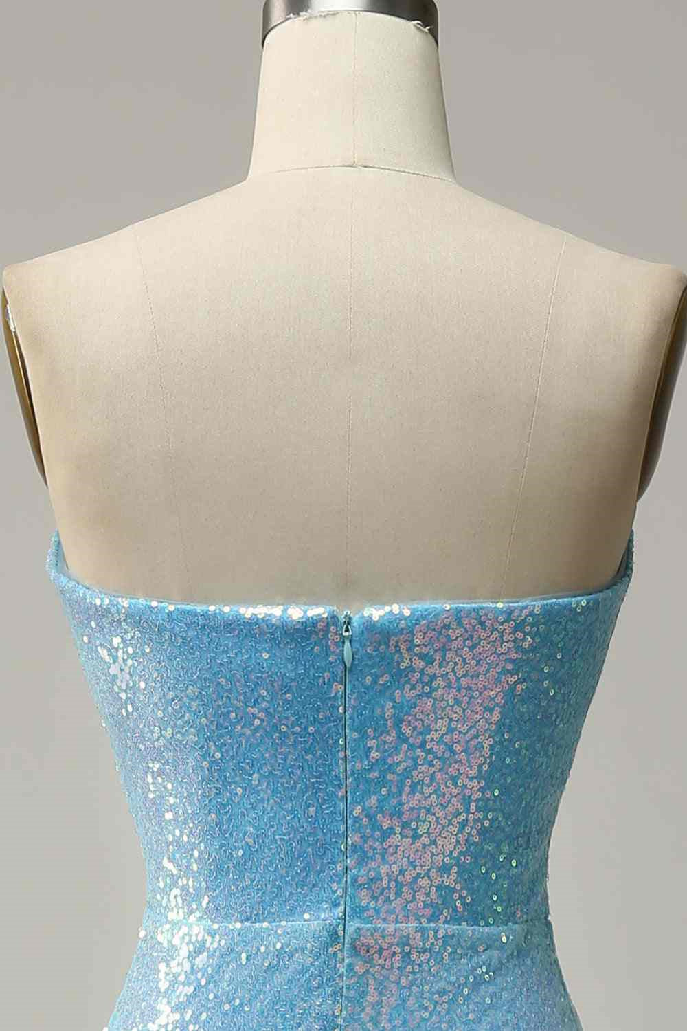 Sweetheart Strapless Mermaid Prom Party Dress
