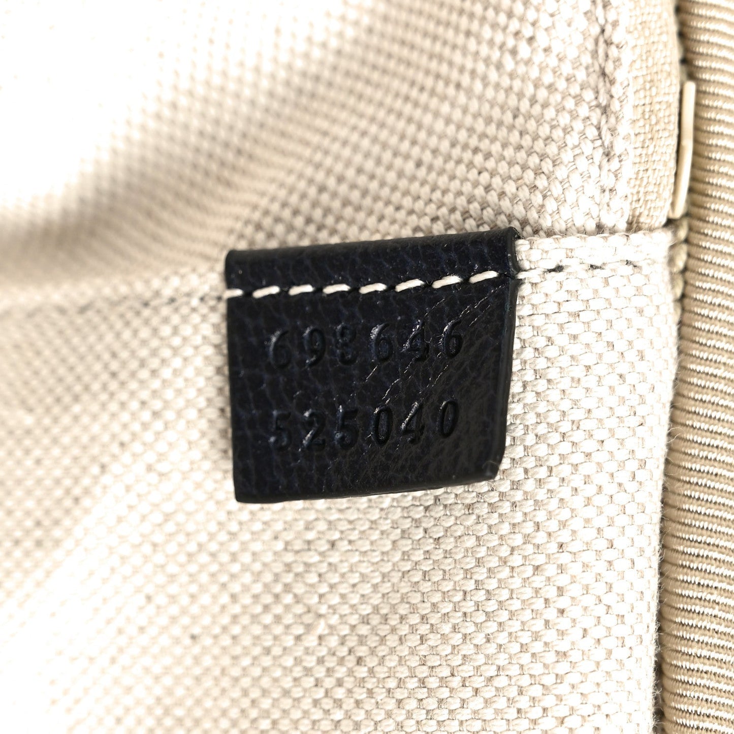GG Supreme Monogram Textured Dollar Calfskin Web Ophidia Small Savoy Cabin Trolley Black Blue