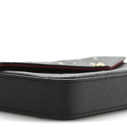 Empreinte Monogram Giant Felicie Pochette Black Beige