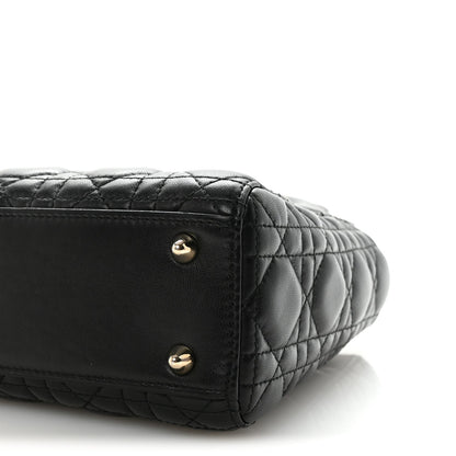 Lambskin Cannage Small My ABCDior Lady Dior Black