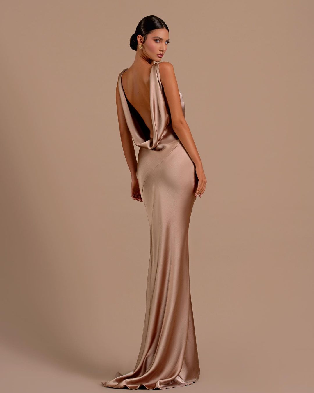Charming Mermaid Red Sheath Halter Long Prom Dress