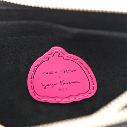 LV X YK Empreinte Multi Pochette Accessories Black Fuchsia