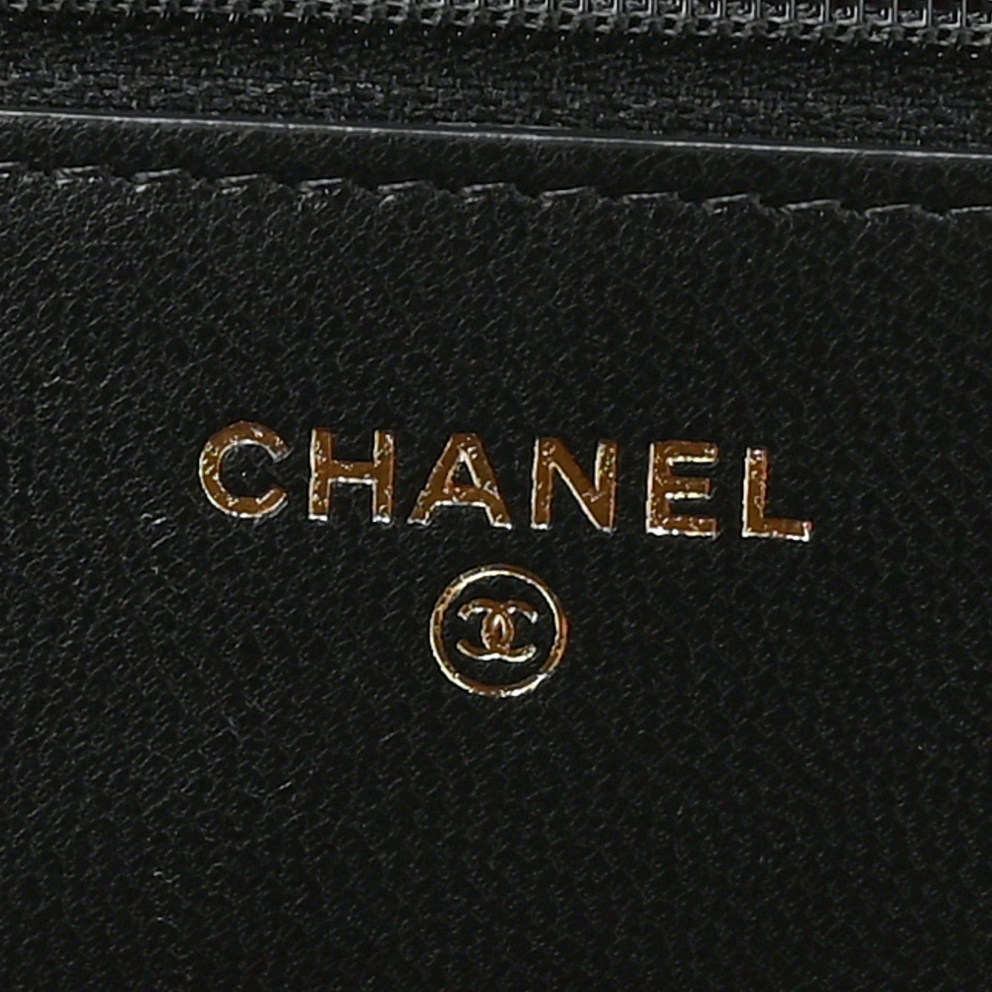 Lambskin Quilted Chanel 19 Wallet On Chain WOC Black