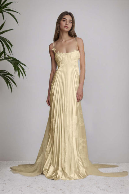 Fashion Chic Spaghetti Straps Prom Dress