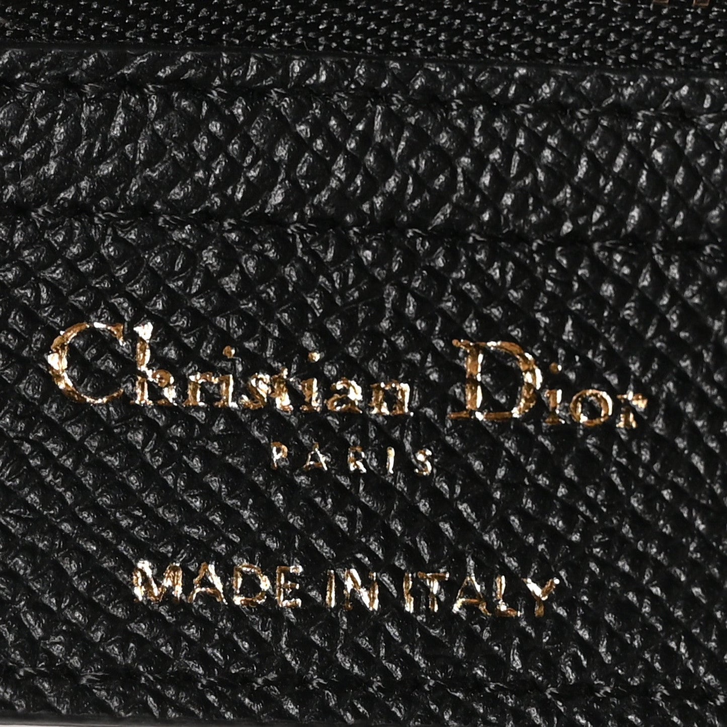 Grained Calfskin Saddle Bag Black