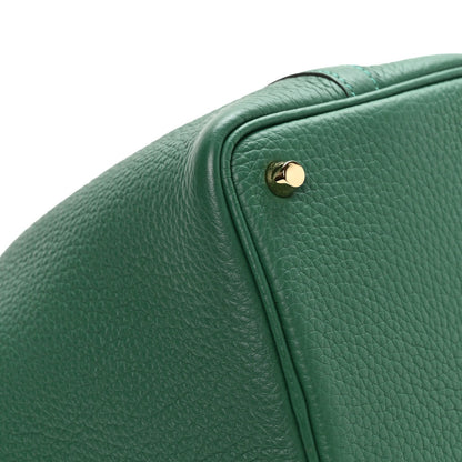 Taurillon Clemence Swift Eclat Picotin Lock 18 Vert Moyen Vert Peppermint