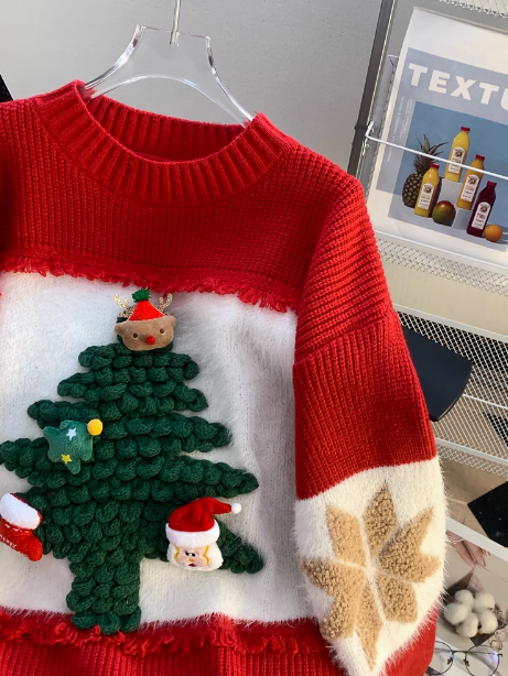 Christmas themed pullover sweater HZ1024